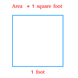 1 square foot