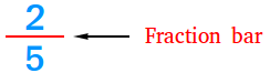 Fraction bar