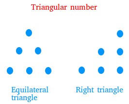 Triangular number Triangular number